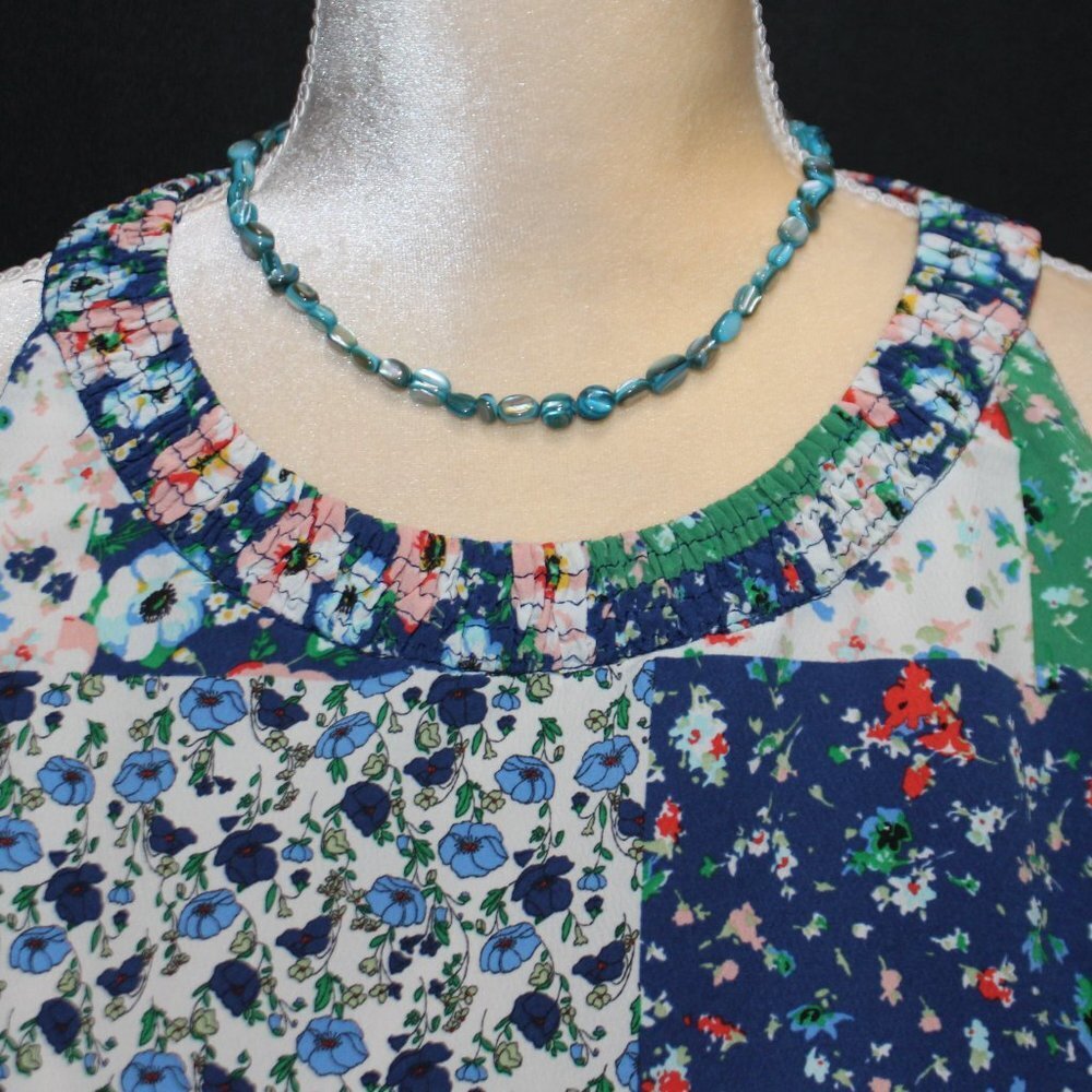 Zara Basic Collection Patchwork Cold Shoulder Sle… - image 5